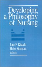 Cover of Developing a philosophy of nursing by June F. Kikuchi