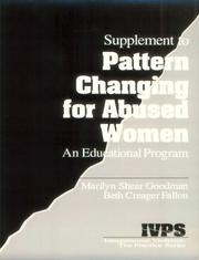 Front cover of Pattern changing for abused women by Marilyn Shear Goodman