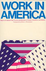 Front cover of Work in America by United States. Department of Health, Education and Welfare.