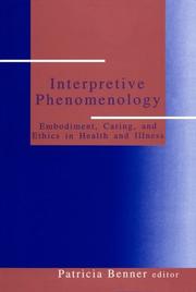 Cover of Interpretive Phenomenology by Patricia Ellen Benner
