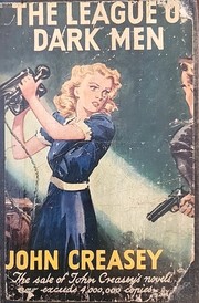 Front cover of The league of dark men by John Creasey