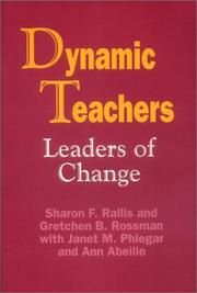 Cover of Dynamic teachers by Sharon F. Rallis