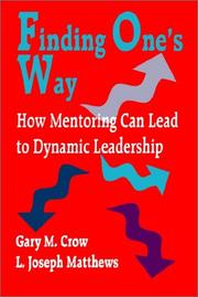 Cover of Finding one's way by Gary Monroe Crow