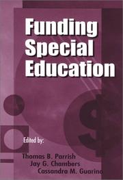 Cover of Funding special education by Thomas Parrish