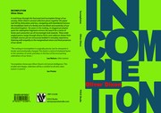 Cover of Incompletion by Oliver Dixon