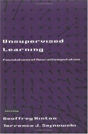Cover of Unsupervised learning by Terrence J. Sejnowski