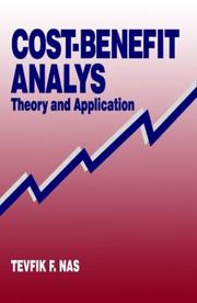 Cover of Cost-benefit analysis by Tevfik F. Nas