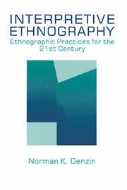 Cover of Interpretive Ethnography by Norman K. Denzin