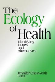 Front cover of The Ecology of Health by Jennifer Chesworth