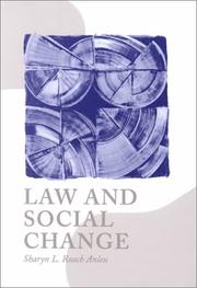 Front cover of Law and Social Change by Sharyn L. Roach Anleu