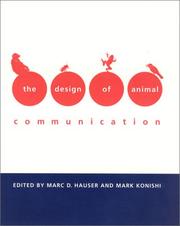 Cover of The Design of animal communication by Marc D. Hauser