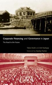 Cover of Corporate Financing and Governance in Japan by Takeo Hoshi