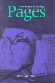 Cover of Pages by John Matthias