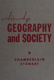 Front cover of Air-age geography and society by James Franklin Chamberlain