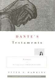 Cover of Dante's testaments by Peter S. Hawkins