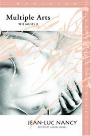 Cover of Multiple Arts by Jean-Luc Nancy