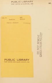 Front cover of Public finance by Alfred G. Buehler