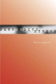 Cover of Perversity and ethics by William Egginton