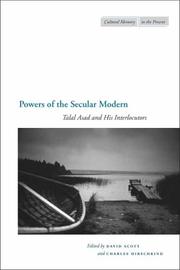 Front cover of Powers of the secular modern by David Scott