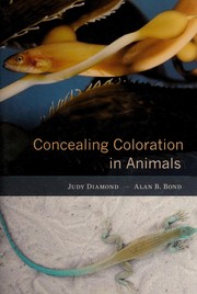 Front cover of Concealing coloration in animals by Judy Diamond