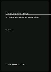 Cover of Gambling with truth by Isaac Levi