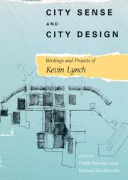 Cover of City sense and city design by Kevin Lynch
