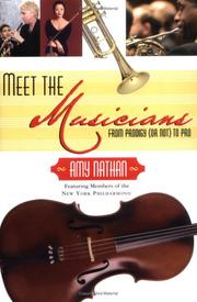 Cover of Meet the musicians by Amy Nathan