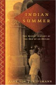 Cover of Indian Summer by Von Tunzelmann, Alex