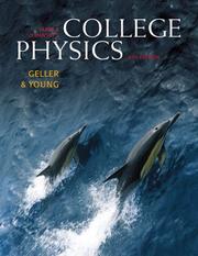 Front cover of Sears and Zemansky's College Physics by Hugh D. Young