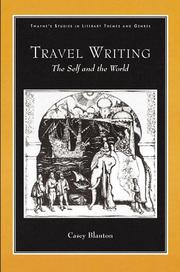 Cover of Travel writing by Casey Blanton