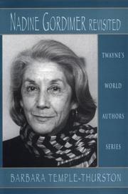 Front cover of Nadine Gordimer revisited by Barbara Temple-Thurston