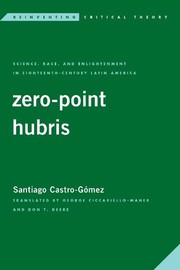 Front cover of Zero-Point Hubris by Santiago Castro-Gómez