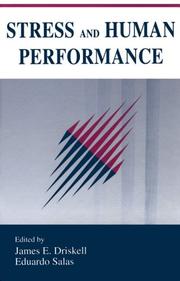 Cover of Stress and human performance by James E. Driskell