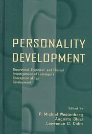 Cover of Personality development by Augusto Blasi