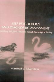 Front cover of Self-psychology and diagnostic assessment by Marshall L. Silverstein