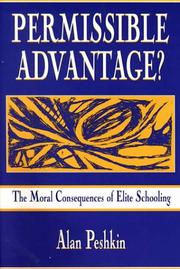Cover of Permissible Advantage? by Alan Peshkin
