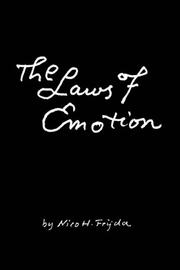 Cover of The Laws of Emotion by Nico H. Frijda