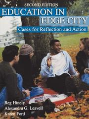 Front cover of Education in Edge City by Reg Hinely