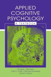 Cover of Applied cognitive psychology by Douglas J. Herrmann