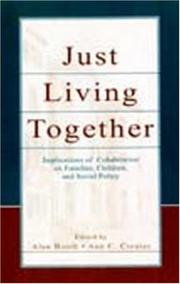 Cover of Just living together by Booth, Alan