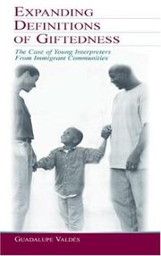 Front cover of Expanding definitions of giftedness by Guadalupe Valdés