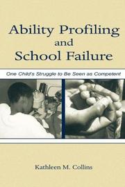 Cover of Ability Profiling and School Failure by Kathleen Collin Alexander