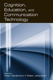 Front cover of Cognition, Education, and Communication Technology by Peter Gardenfors