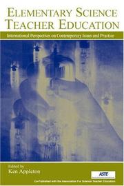 Cover of Elementary science teacher education by Ken Appleton