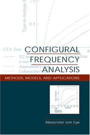 Cover of Configural Frequency Analysis by Alexander von Eye