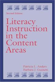 Front cover of Literacy instruction in the content areas by Patricia L. Anders