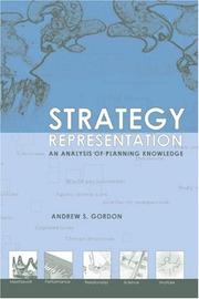 Cover of Strategy Representation by Andrew S. Gordon
