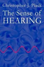 Front cover of The Sense of Hearing by Christopher J. Plack