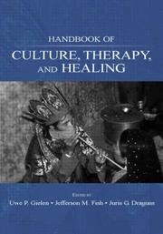 Front cover of Handbook of culture, therapy, and healing by Uwe P. Gielen