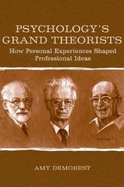 Front cover of Psychology's Grand Theorists by Amy P. Demorest